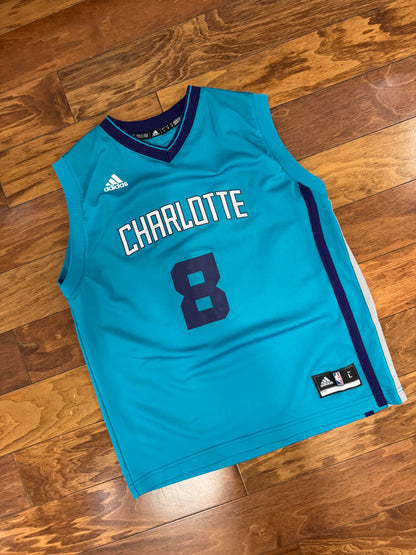 2014 Charlotte Hornets Lindsay Youth Basketball Jersey (Youth L)