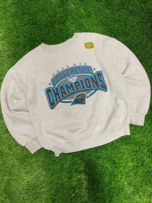 2003 Panthers NFC Conference Champions Crewneck (M)