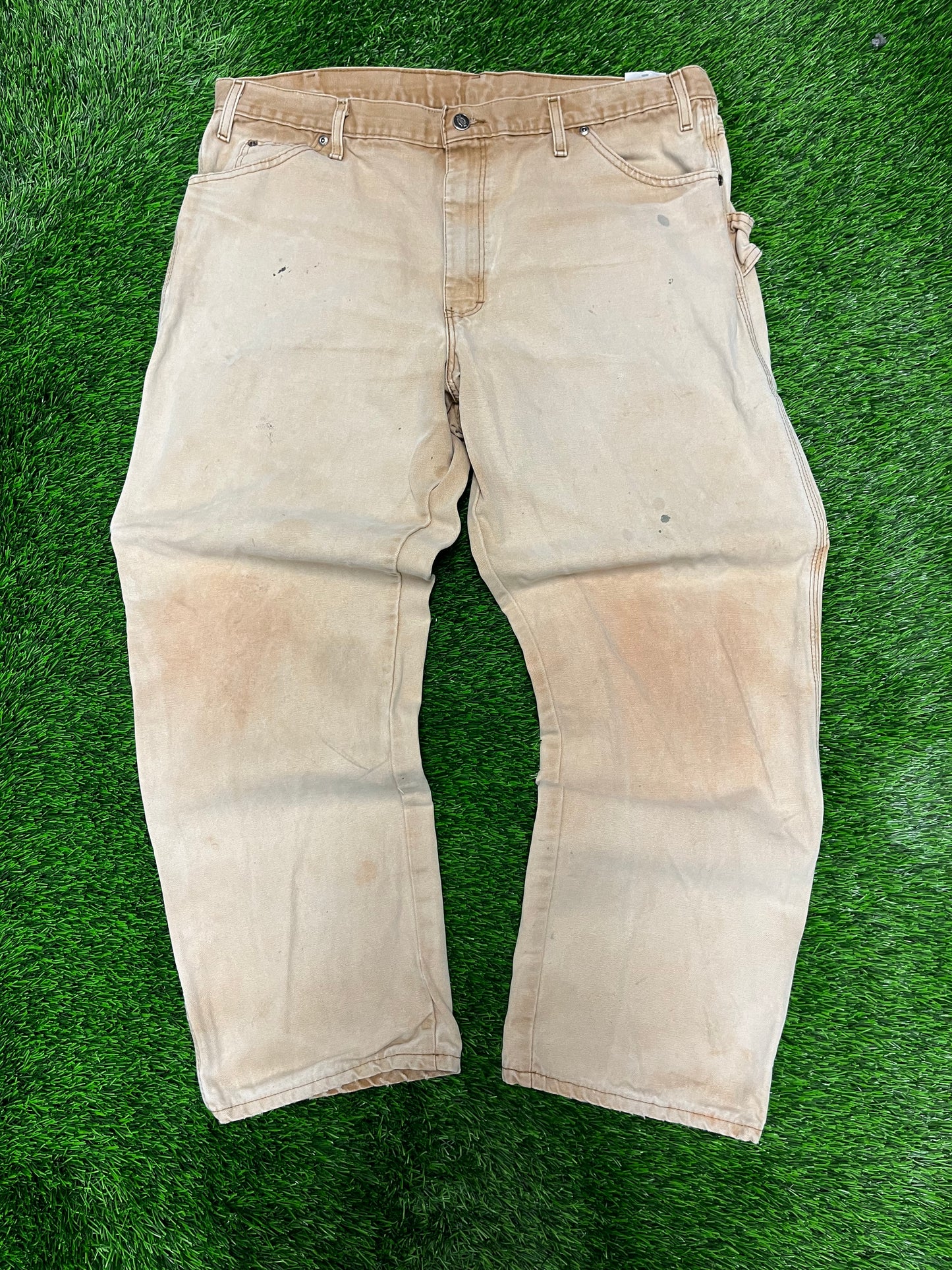 Dickies Black Tab Faded Tan Carpenter Pants (38 x 30)