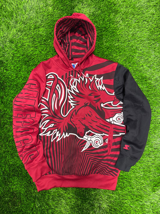 00s University Of South Carolina (USC) Gamecocks Starter Vintage Hoodie (M)