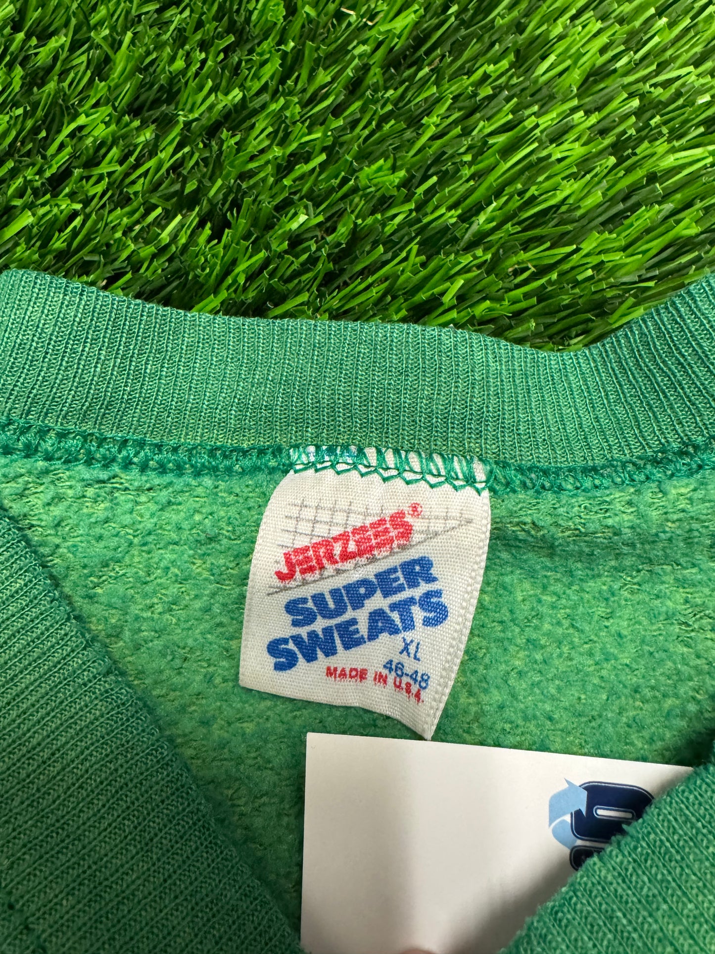 90s Marshall University Faded Green Vintage Crewneck (XL)