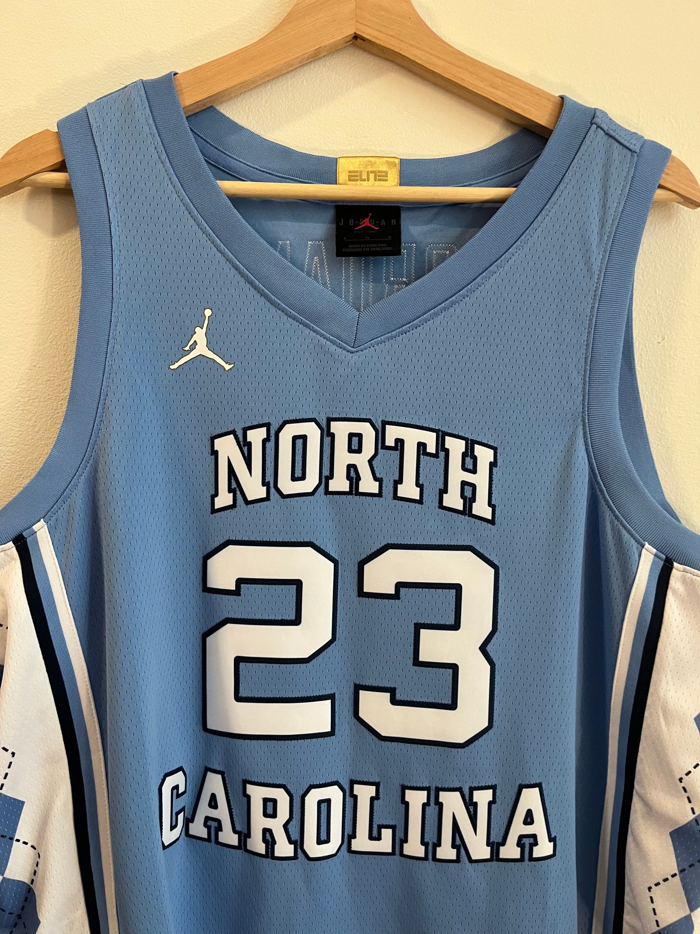 2022 UNC Michael Jordan Limited Elite Basketball Jersey (L)