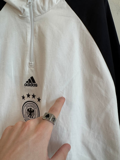2022 Germany Soccer Adidas Quarter Zip Jacket (L)