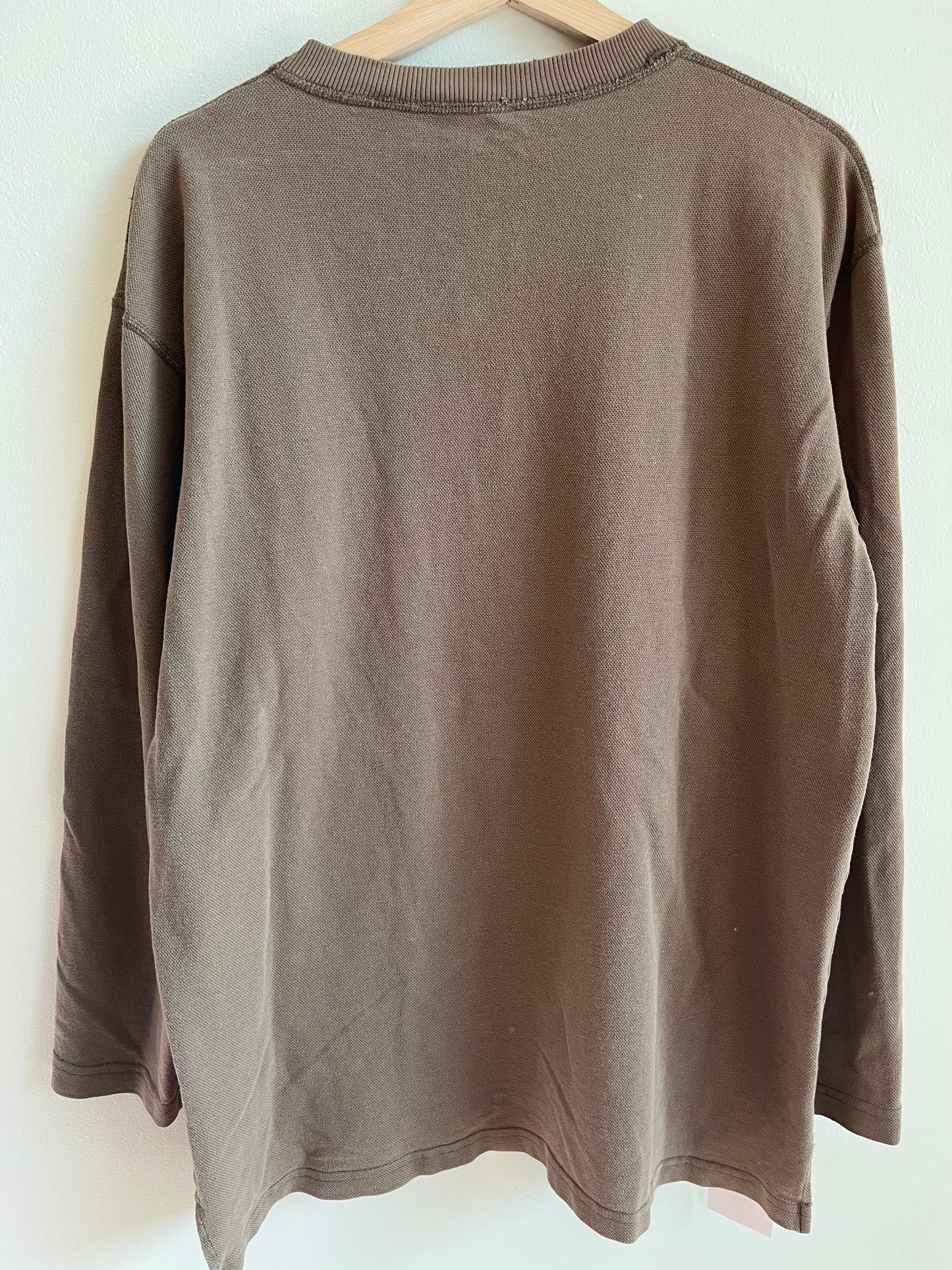 00s Harley Davidson Planet Woven Oversized Long Sleeve Shirt (M)