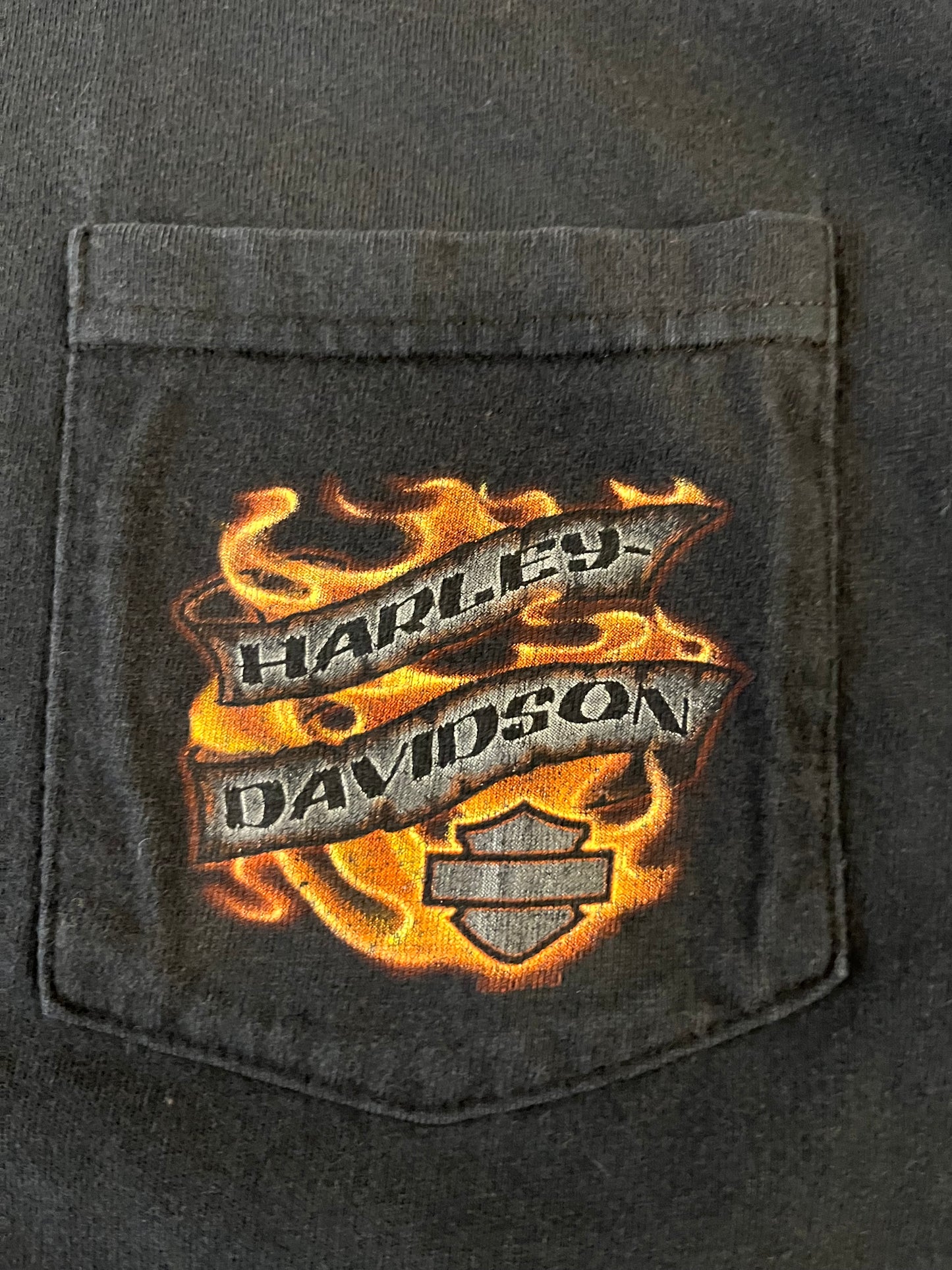 2003 Harley Flames Brandon Florida Pocket (XL)