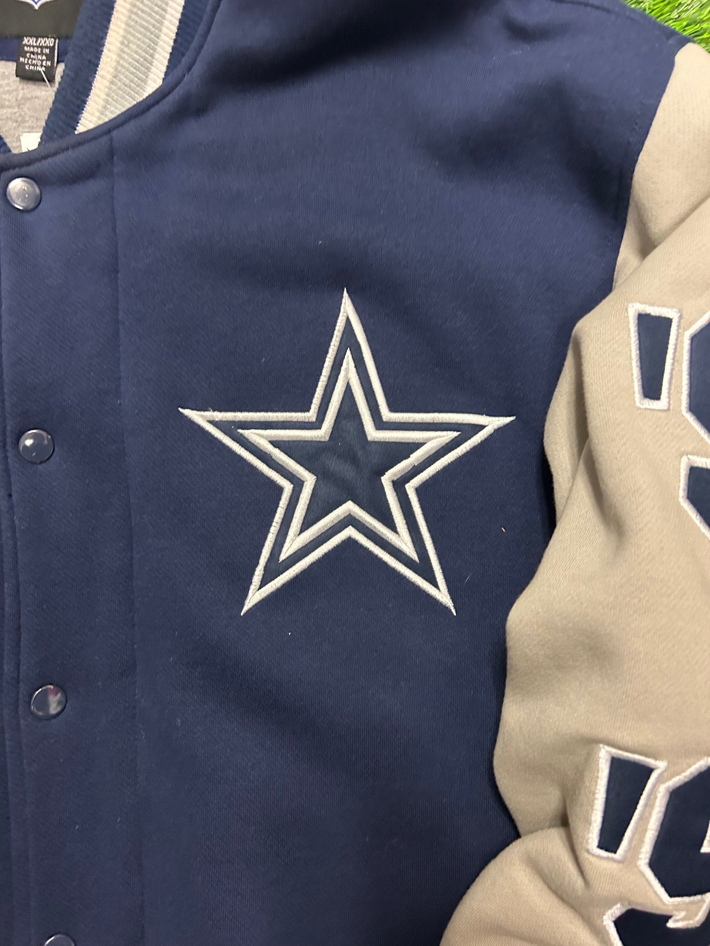 00s Dallas Cowboys NFL Super Bowl Patches Varsity Jacket (XXL)