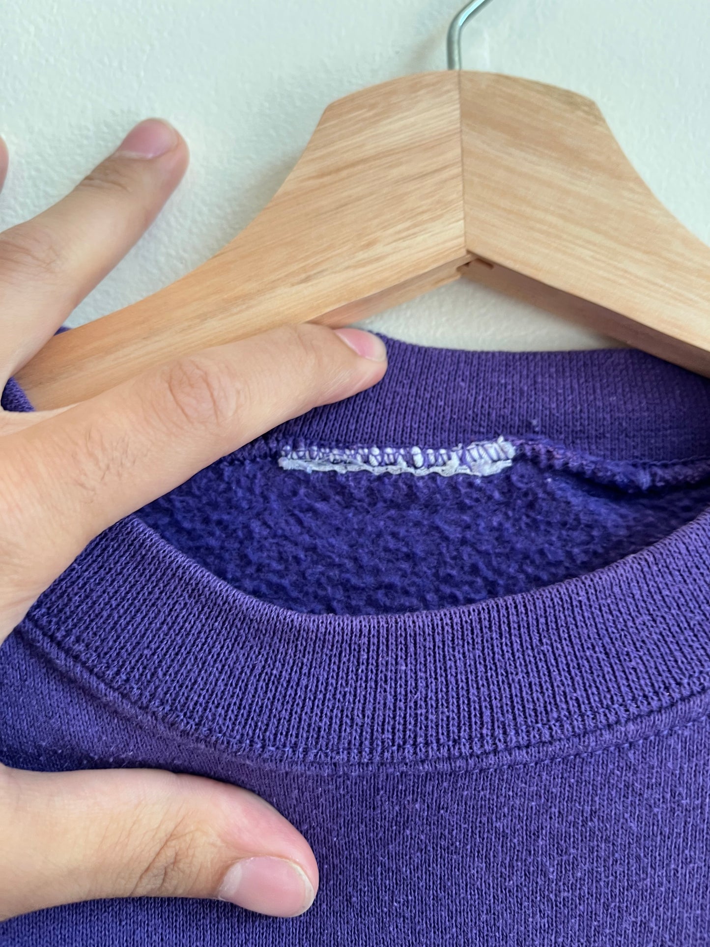 90s Charlotte Hornets NBA Purple Crewneck (S)