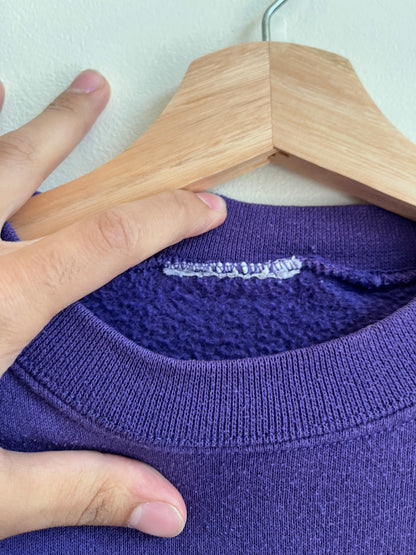 90s Charlotte Hornets NBA Purple Crewneck (S)