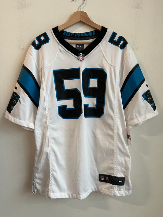 2016 Carolina Panthers Luke Kuechly Nike Away Jersey (L)