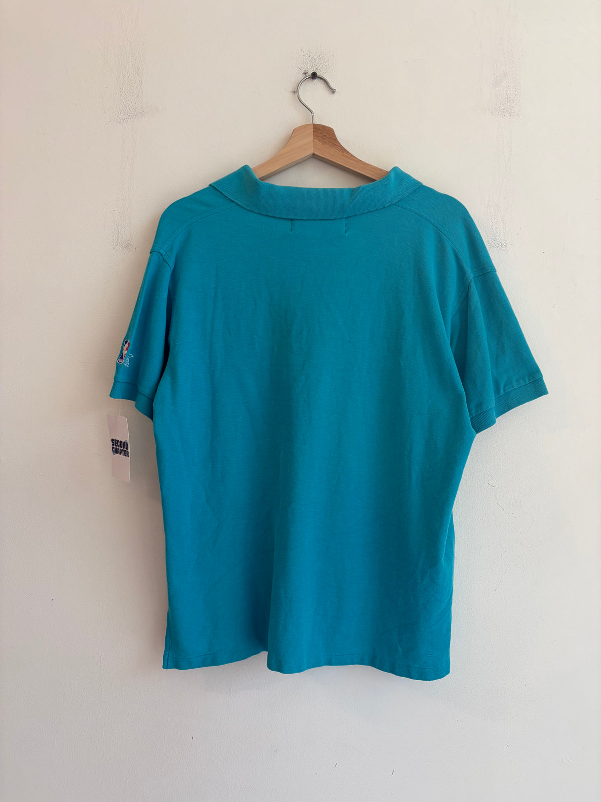 90s Charlotte Hornets Vintage Starter Boxy Polo Shirt (M)