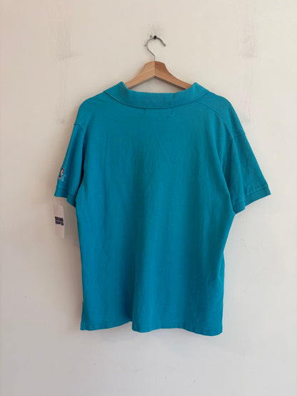 90s Charlotte Hornets Vintage Starter Boxy Polo Shirt (M)