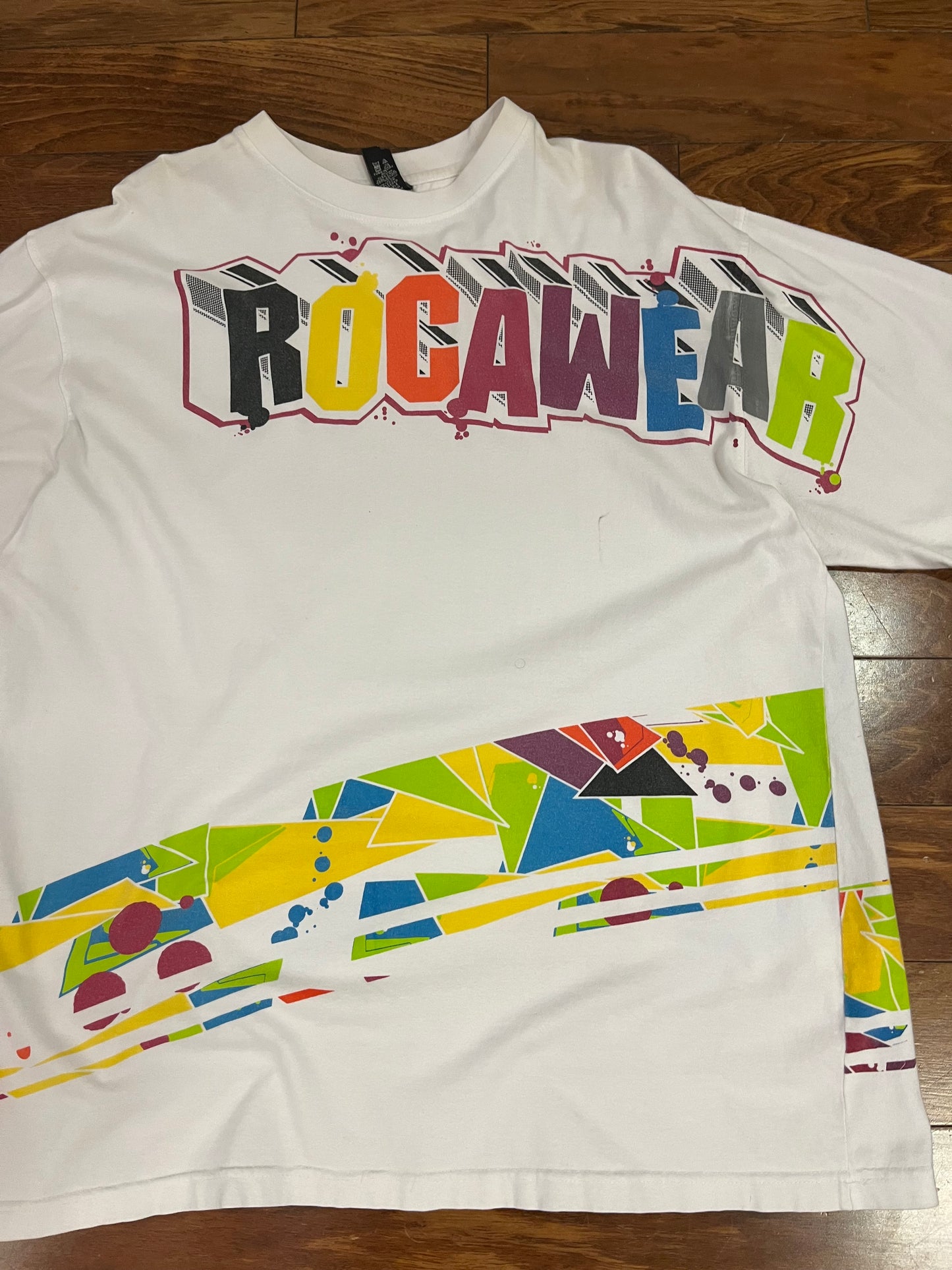 Y2K Rocawear Multi-Colored Tee (XL)