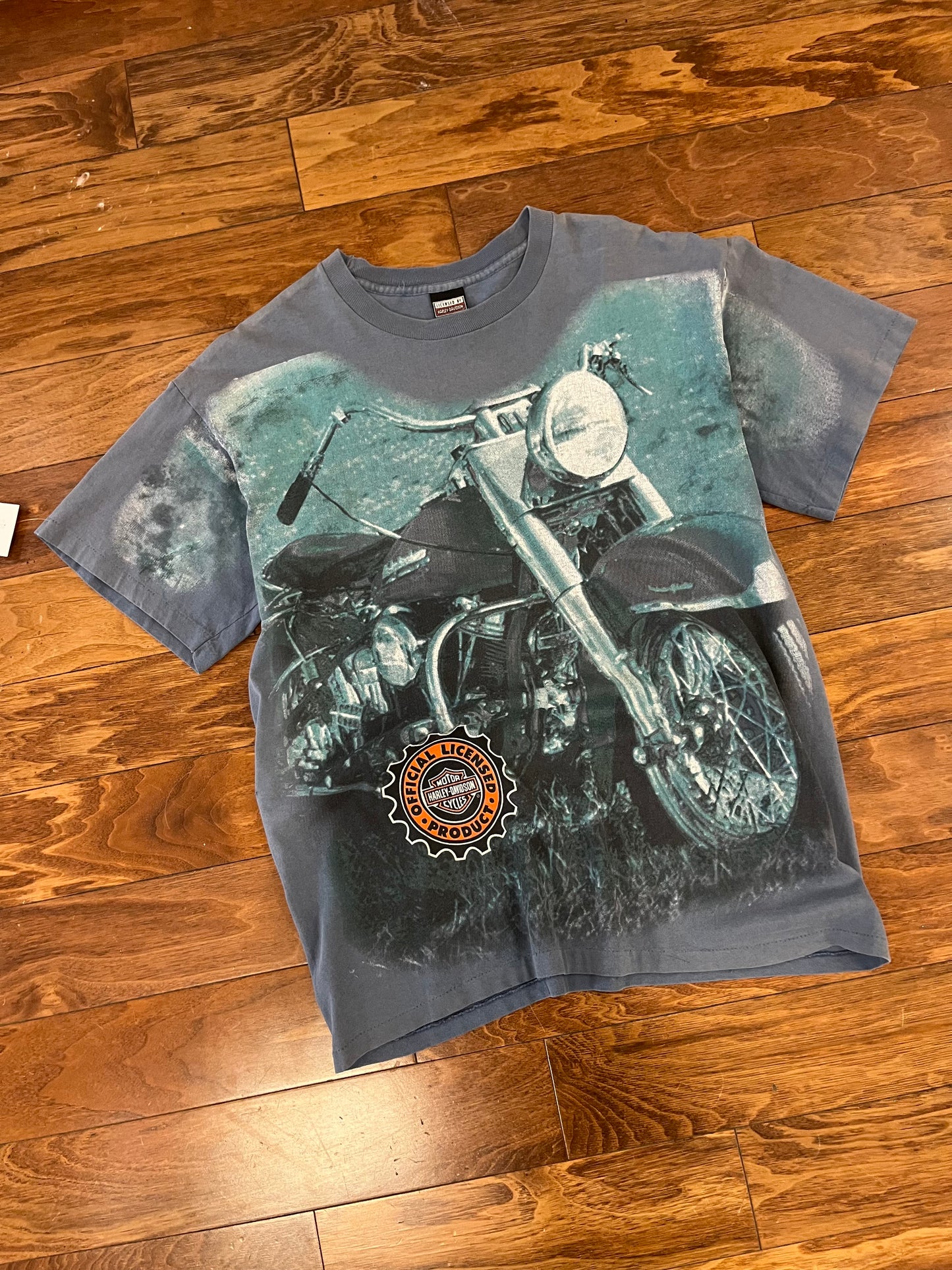 90s Harley Davidson Big Graphic Tee (L)