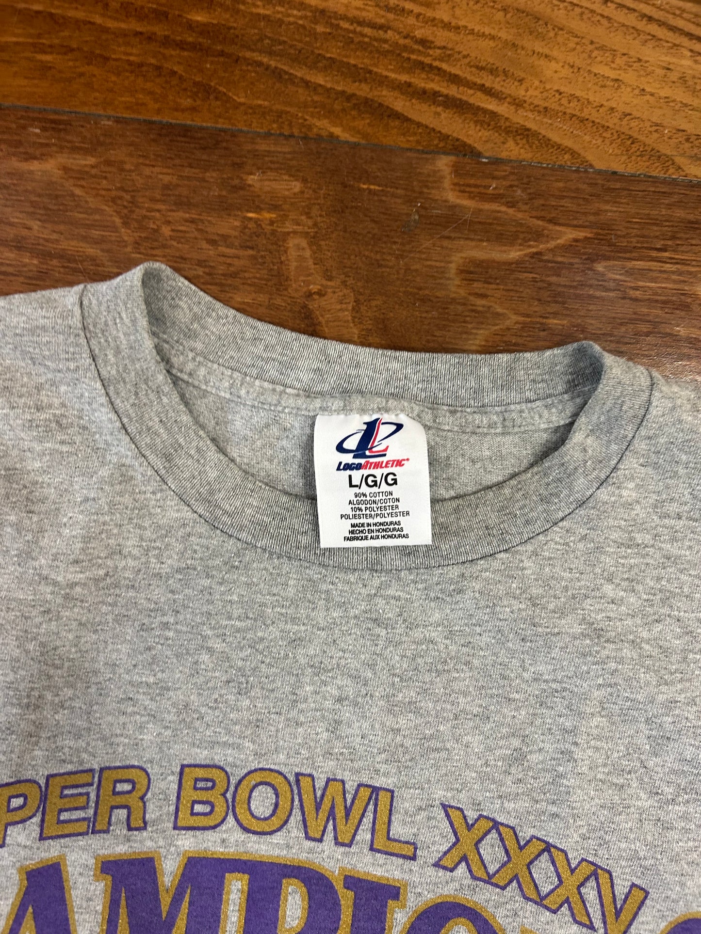 2001 Baltimore Ravens Super Bowl Tee (L)