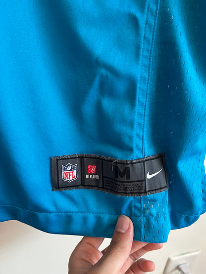 2021 Carolina Panthers Christian McCaffery Blue Nike Jersey (M)