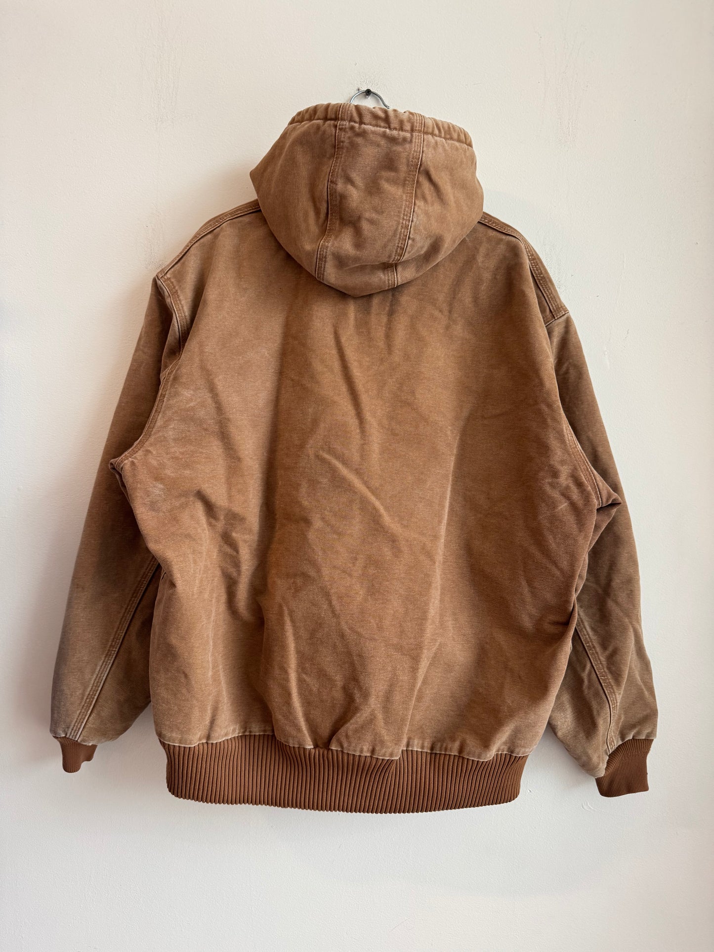 2011 Carhartt Dark Brown Hooded Workwear Jacket (XL)