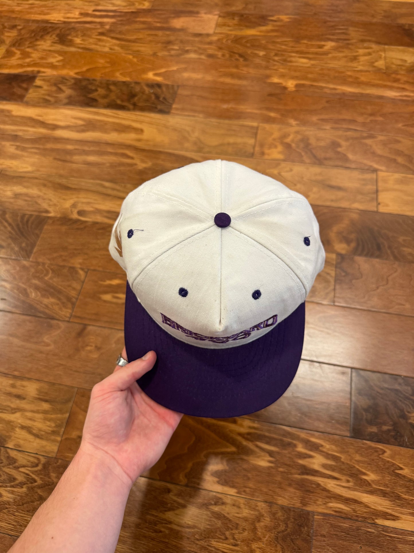 90s Brickyard 400 Winston Hat Two Toned Nascar Hat (OS)