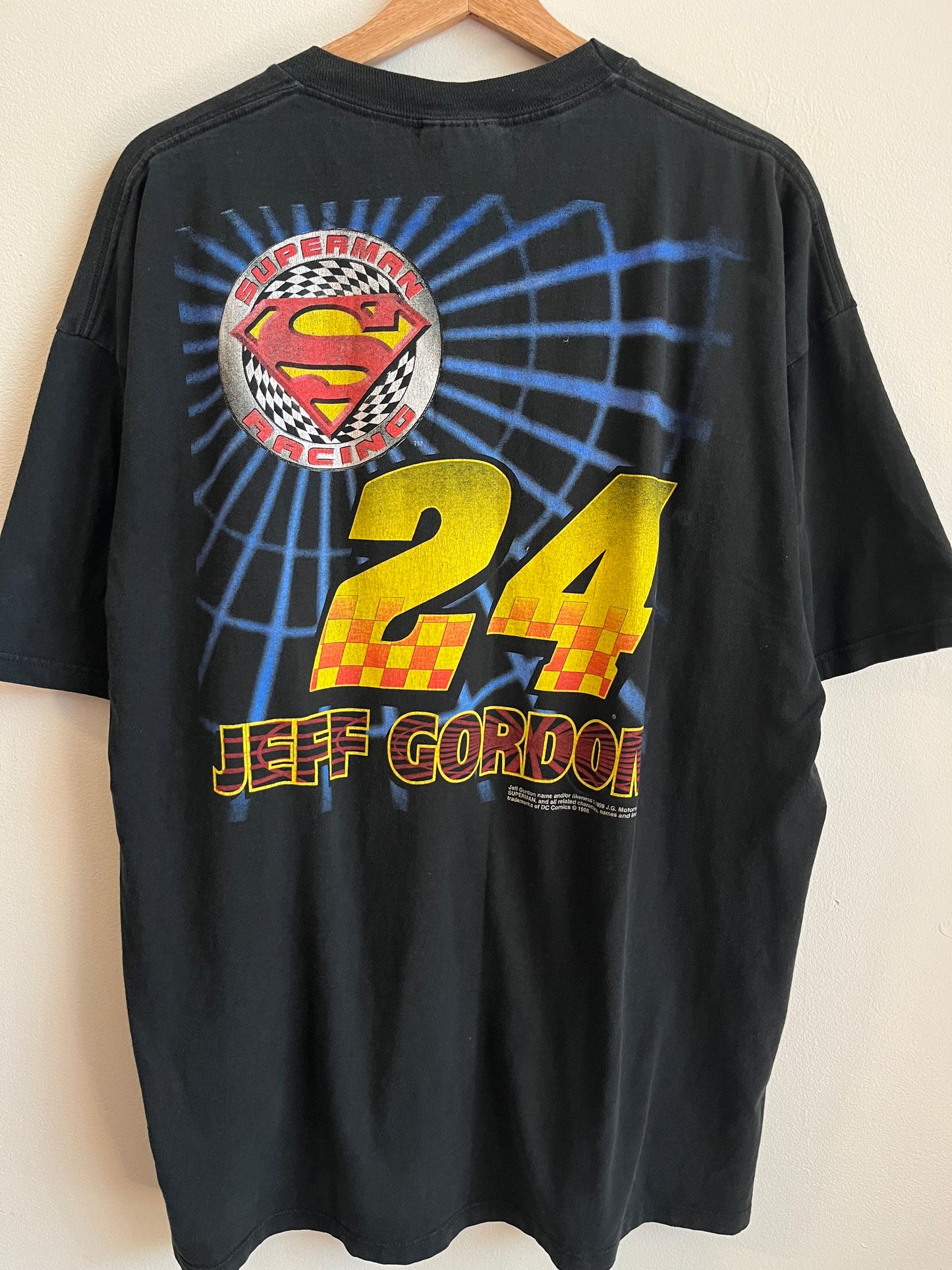1999 Nascar Superman "A Galaxy Saved" Tee (XL)