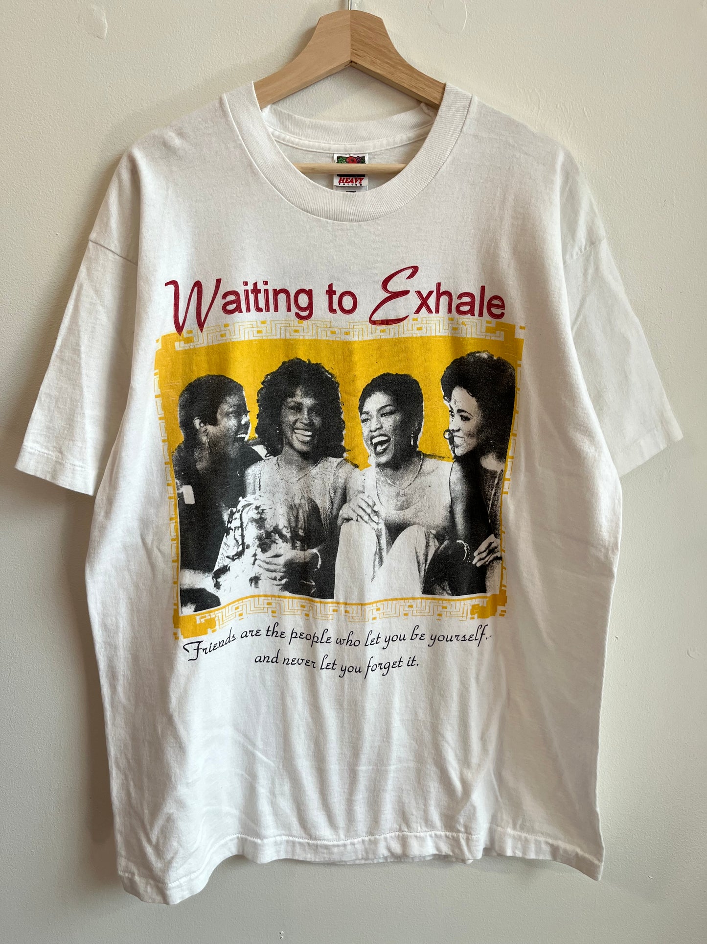1990s Whitney Houston Waiting to Exhale Black Women Music Tee (XL)