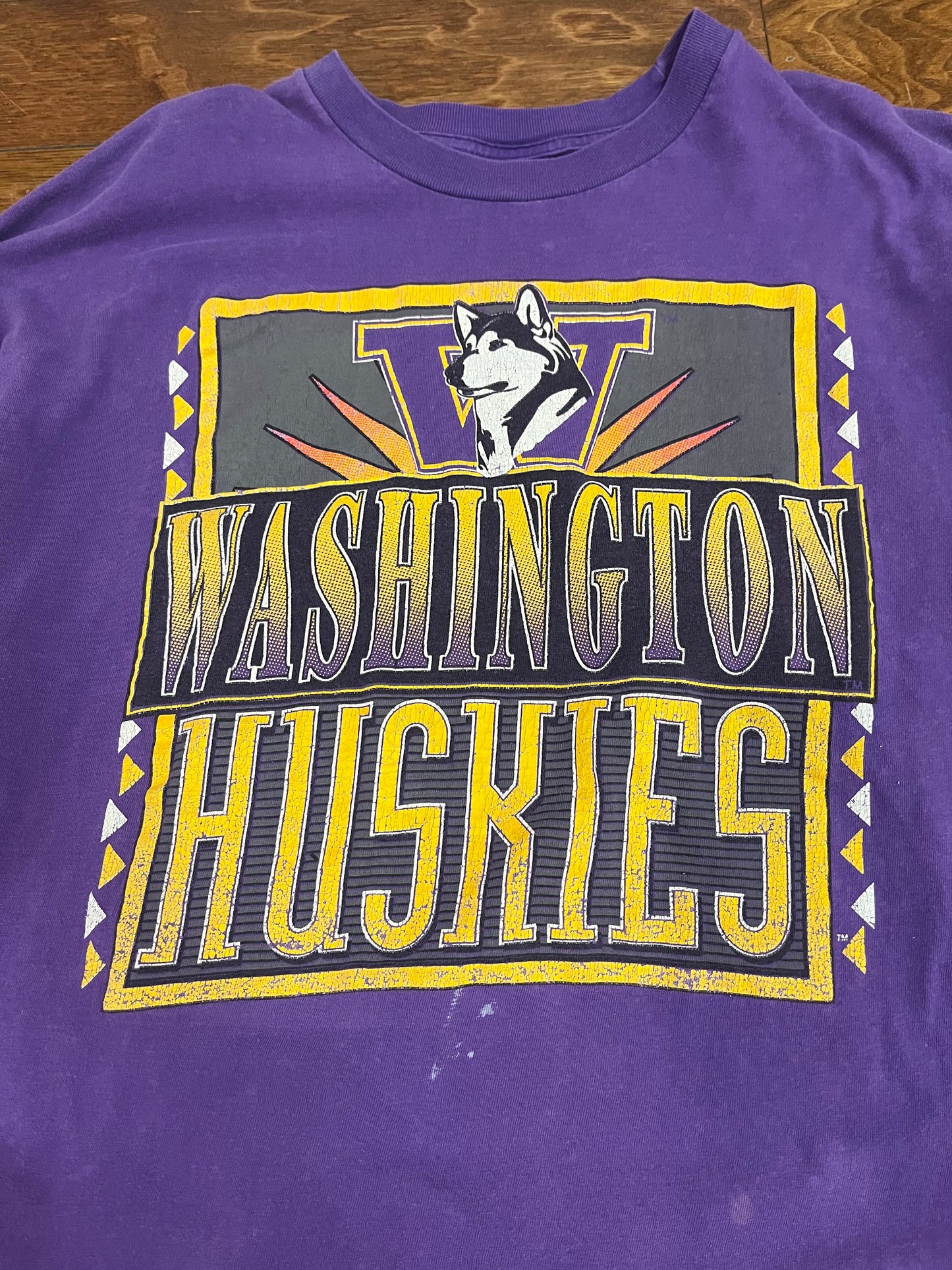 90s Washington Huskies College Graphic Tee (XL)