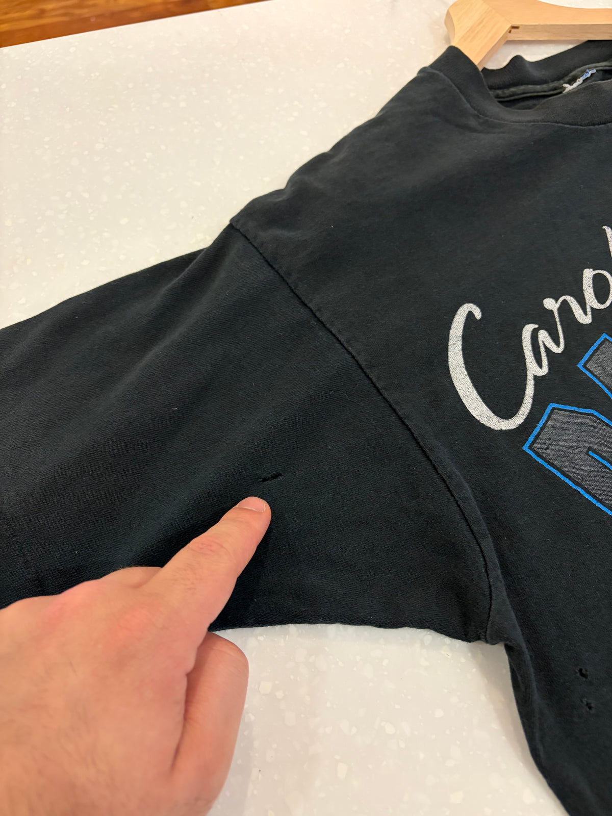 1995 Carolina Panthers Lightning Catch Tee (XL)