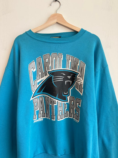 1993 Carolina Panthers Rare Hummer Blue Crewneck (XL)