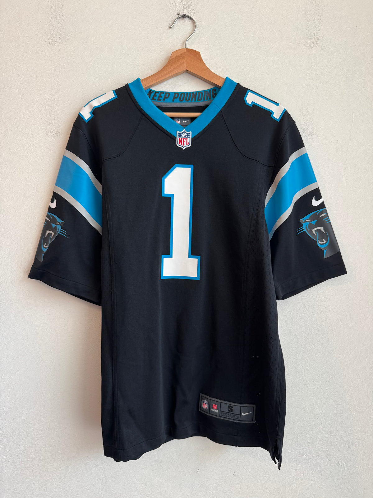 2010s Carolina Panthers Cam Newton Nike Home Jersey (S)