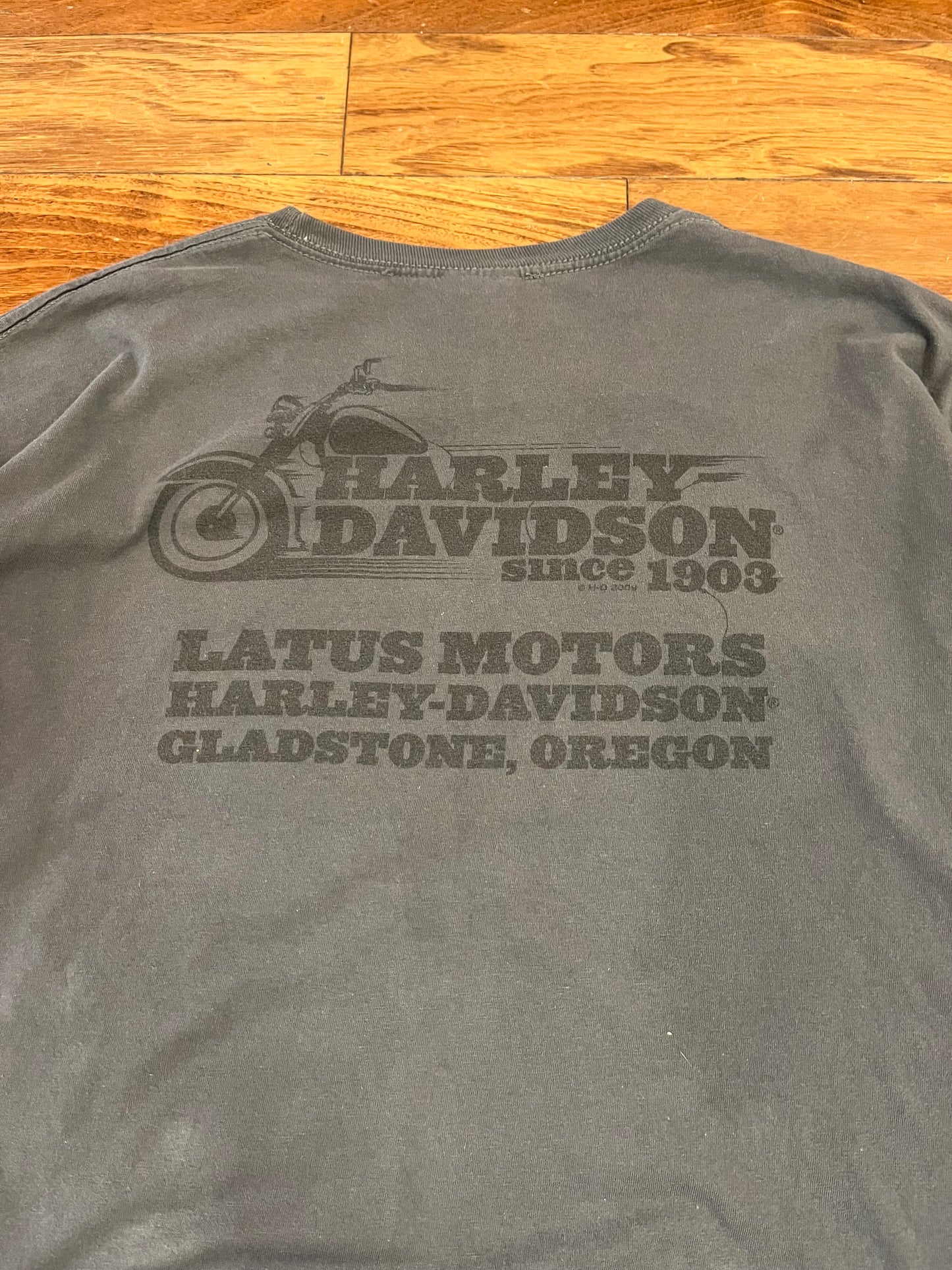 2009 Harley Davidson Charcoal Tee (XL)