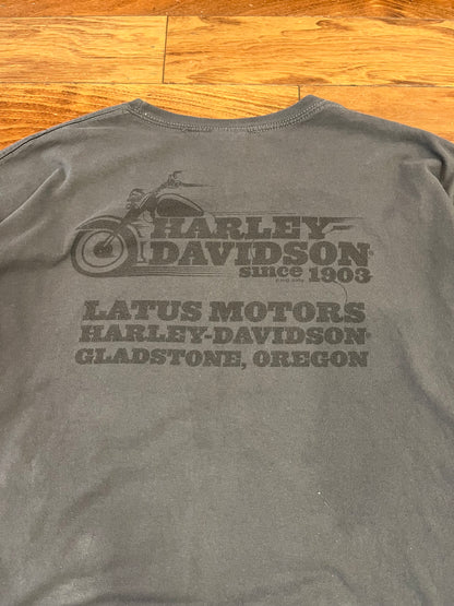 2009 Harley Davidson Charcoal Tee (XL)