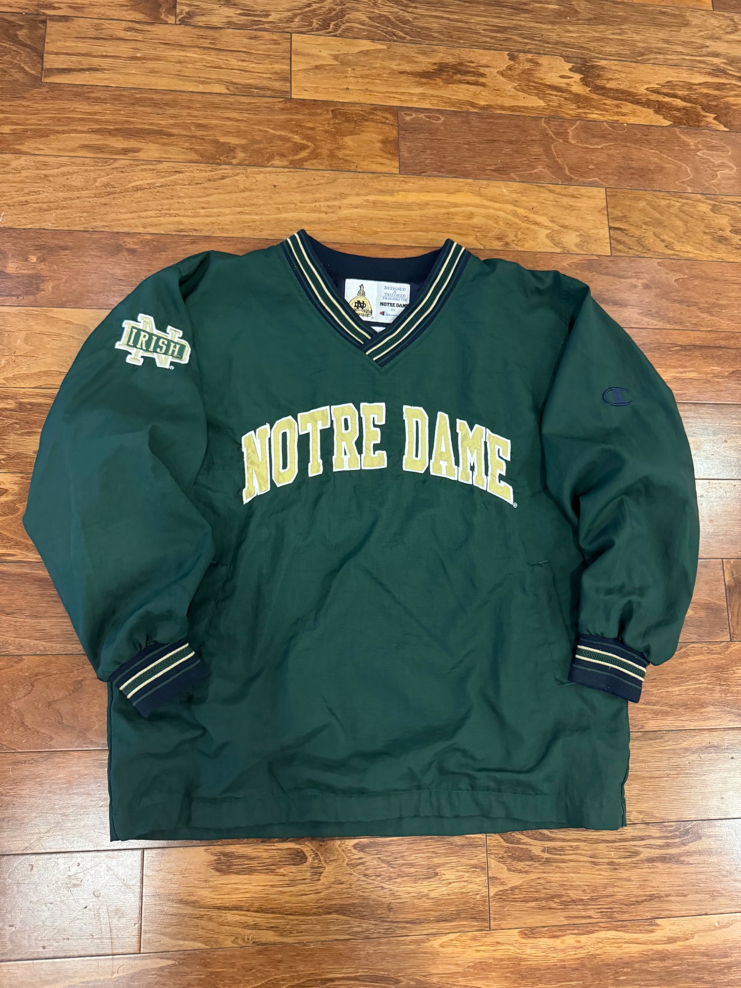 90s Notre Dame Champion Windbreaker (L)