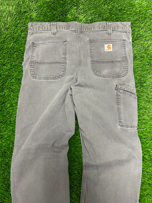 Carhartt Faded Grey Workwear Pants (34 x 32)