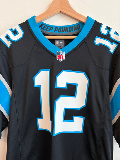 2016 Carolina Panthers DJ Moore #12 Nike Home Jersey (M)