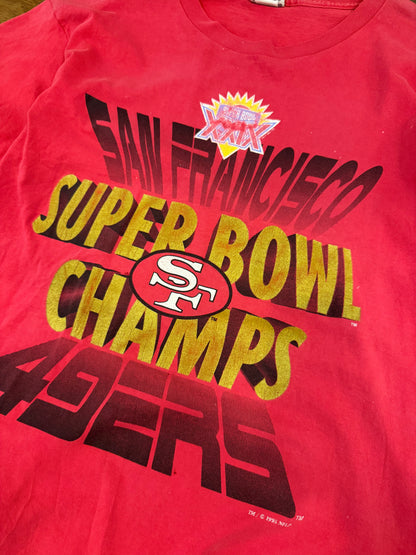 1995 San Francisco 49ers Big Spell Out Vintage Tee (XL)