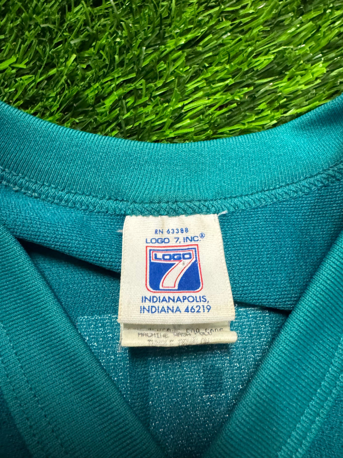 90s Miami Dolphins Dan Marino #13 Vintage Logo 7 NFL Jersey (L)