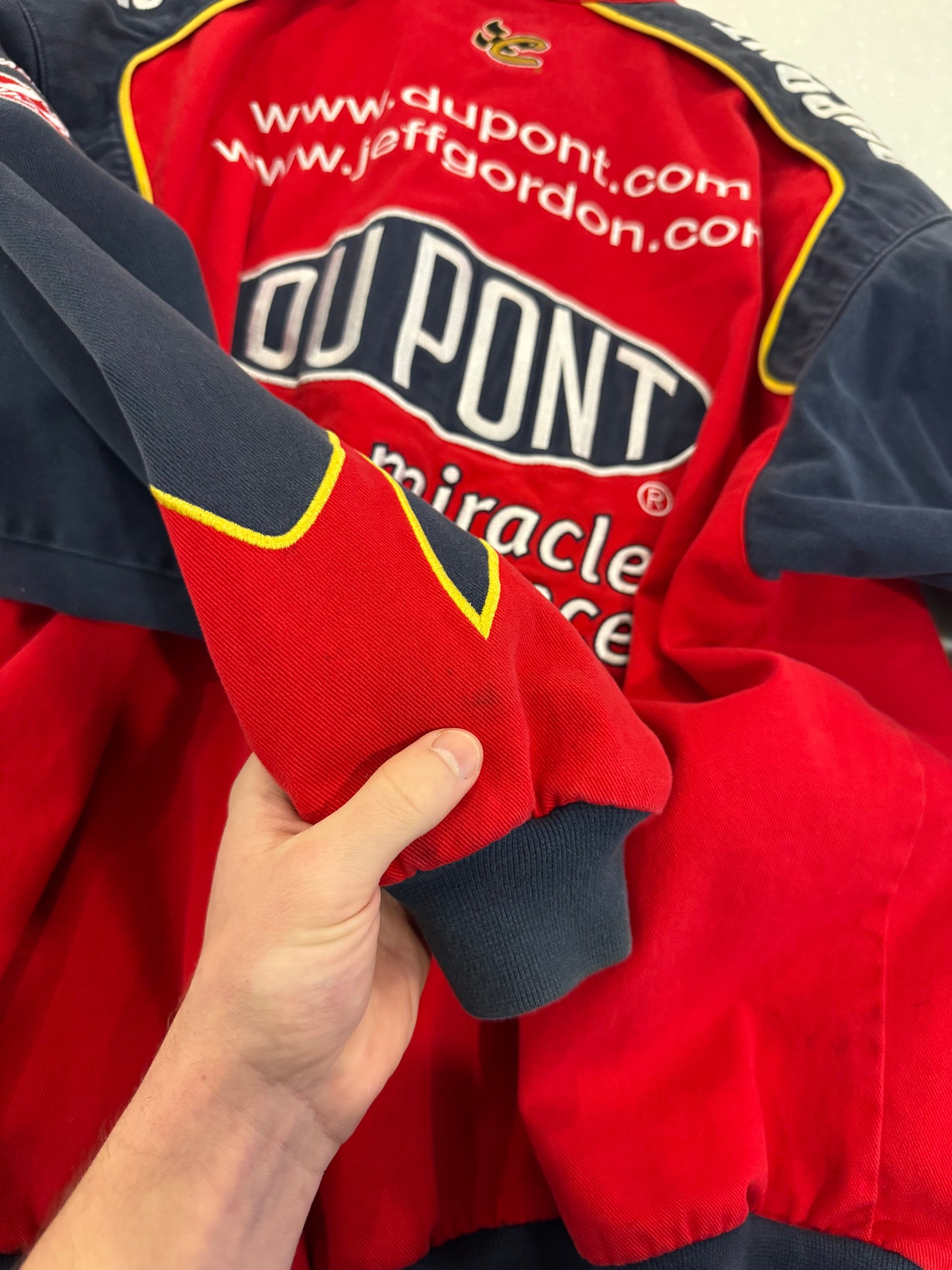 90s Nascar Dupont Flames Racing Jacket (XL)