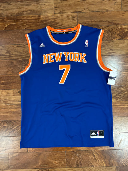 2012 New York Knicks Adidas Carmelo Anthony Jersey (L)
