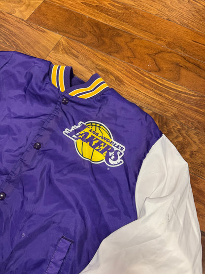 90s Los Angeles Lakers Fanimation Vintage Jacket (L)