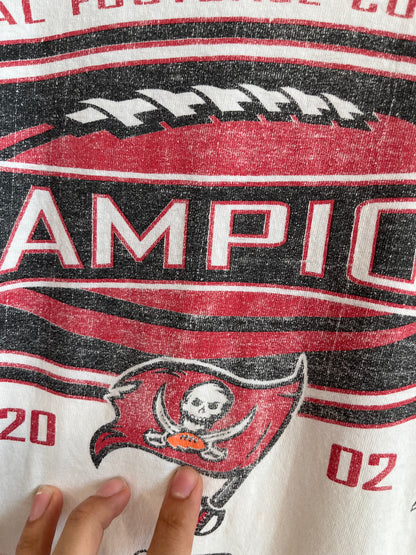 2002 Tampa Bay Buccaneers NFC Champions Tee (L)