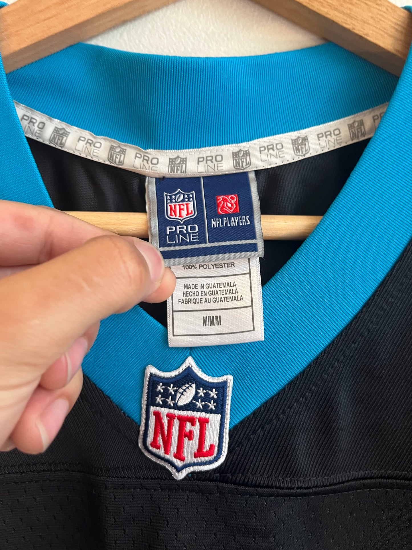2010s New With Tags Carolina Panthers Christian Mccaffery NFL Pro Line Jersey (M)