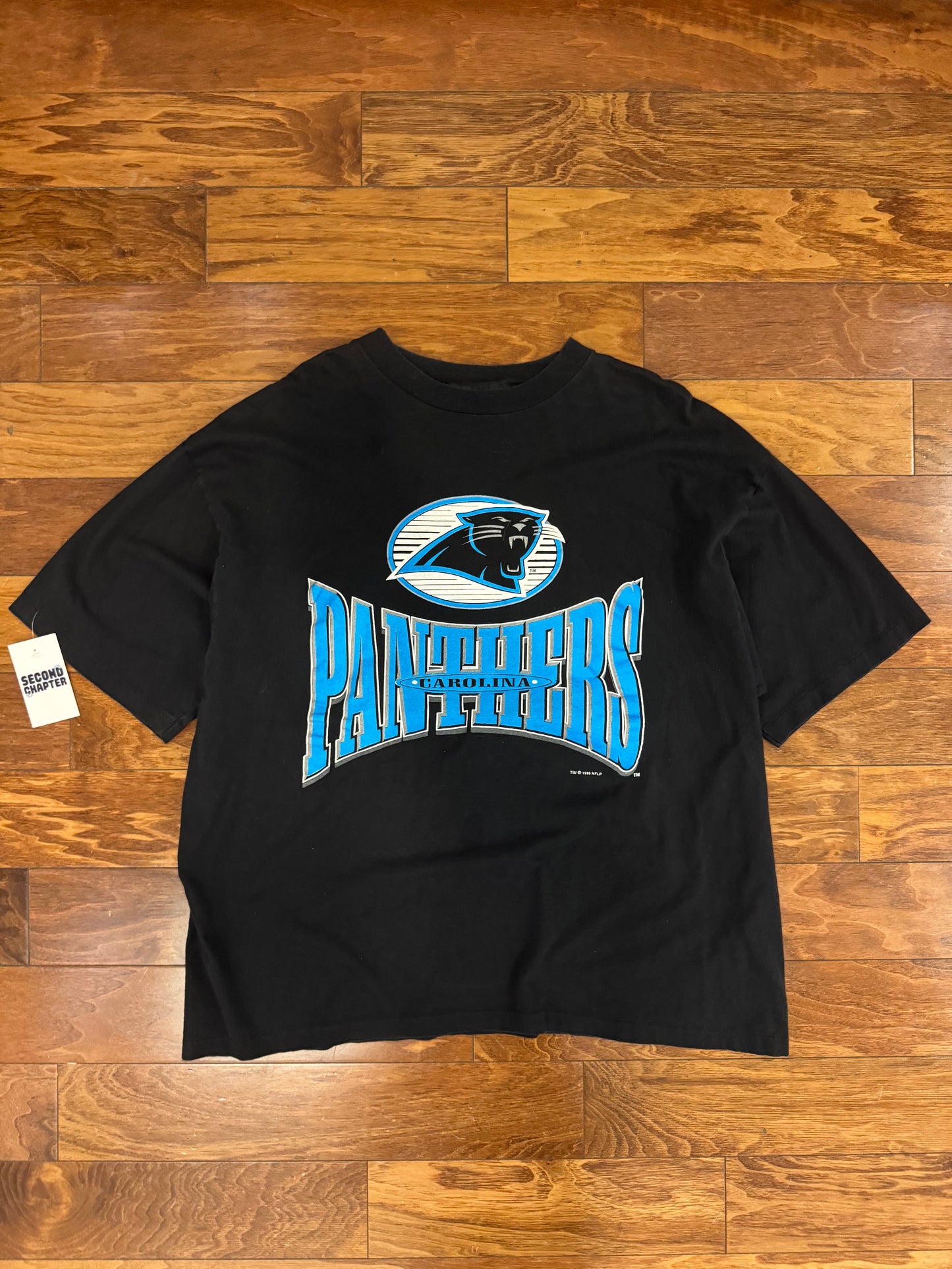 1996 Carolina Panthers Logo 7 Tee (XXXL)