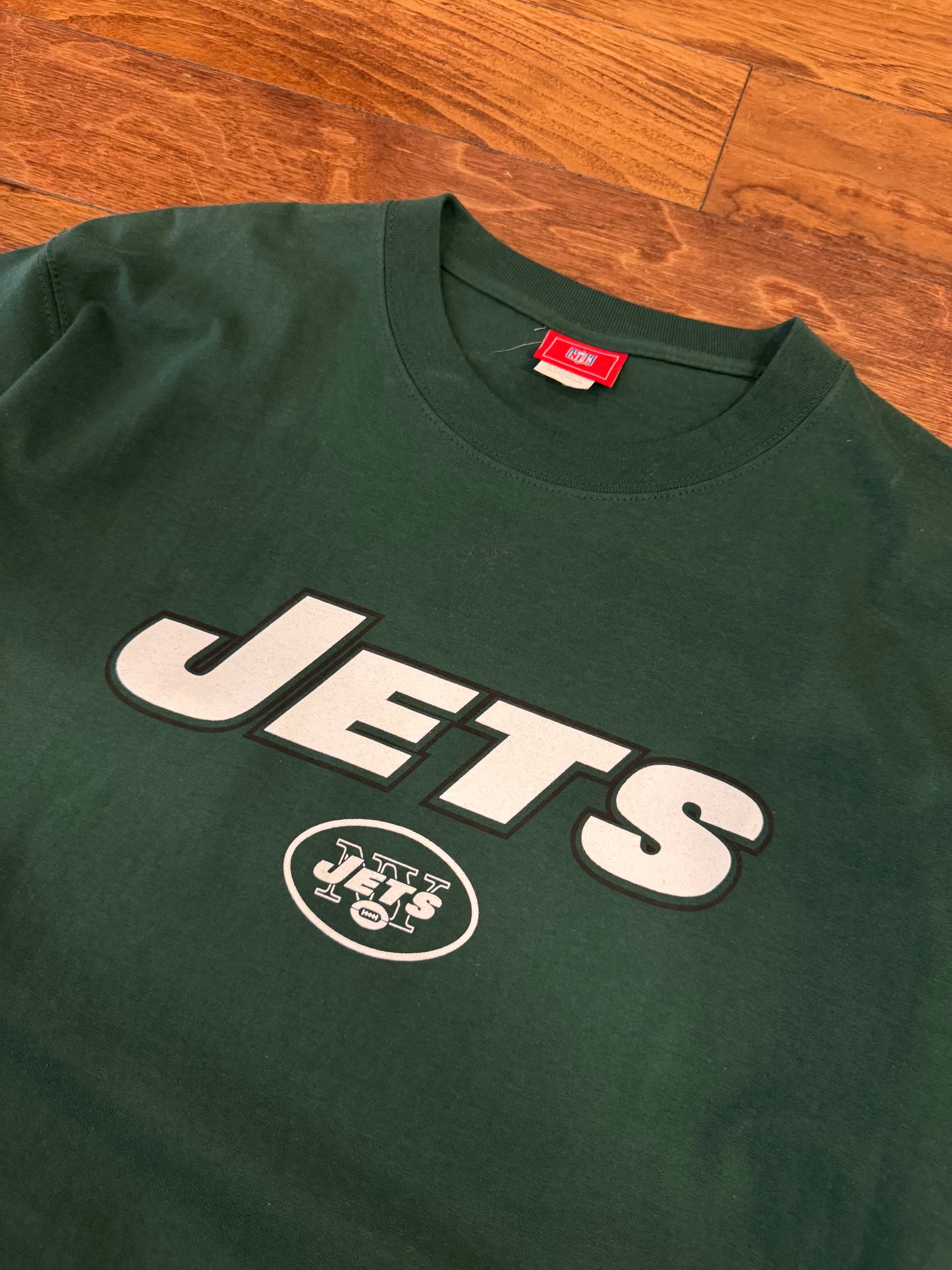 2005 New York Jets Spell Out Green Tee (L)