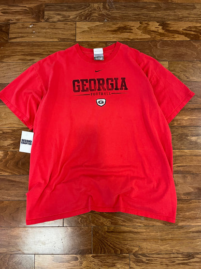 00a Georgia Nike Spell Out Tee (XXL)