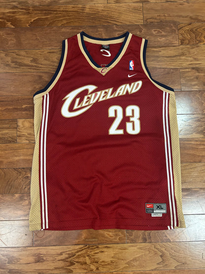 2004 Cleveland Cavaliers Lebron James Nike Jersey (XL)