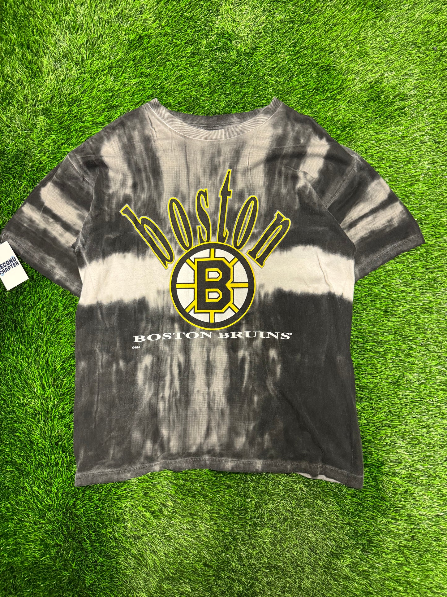 00s Boston Bruins Vintage Tie Dye NHL Tee (XL)