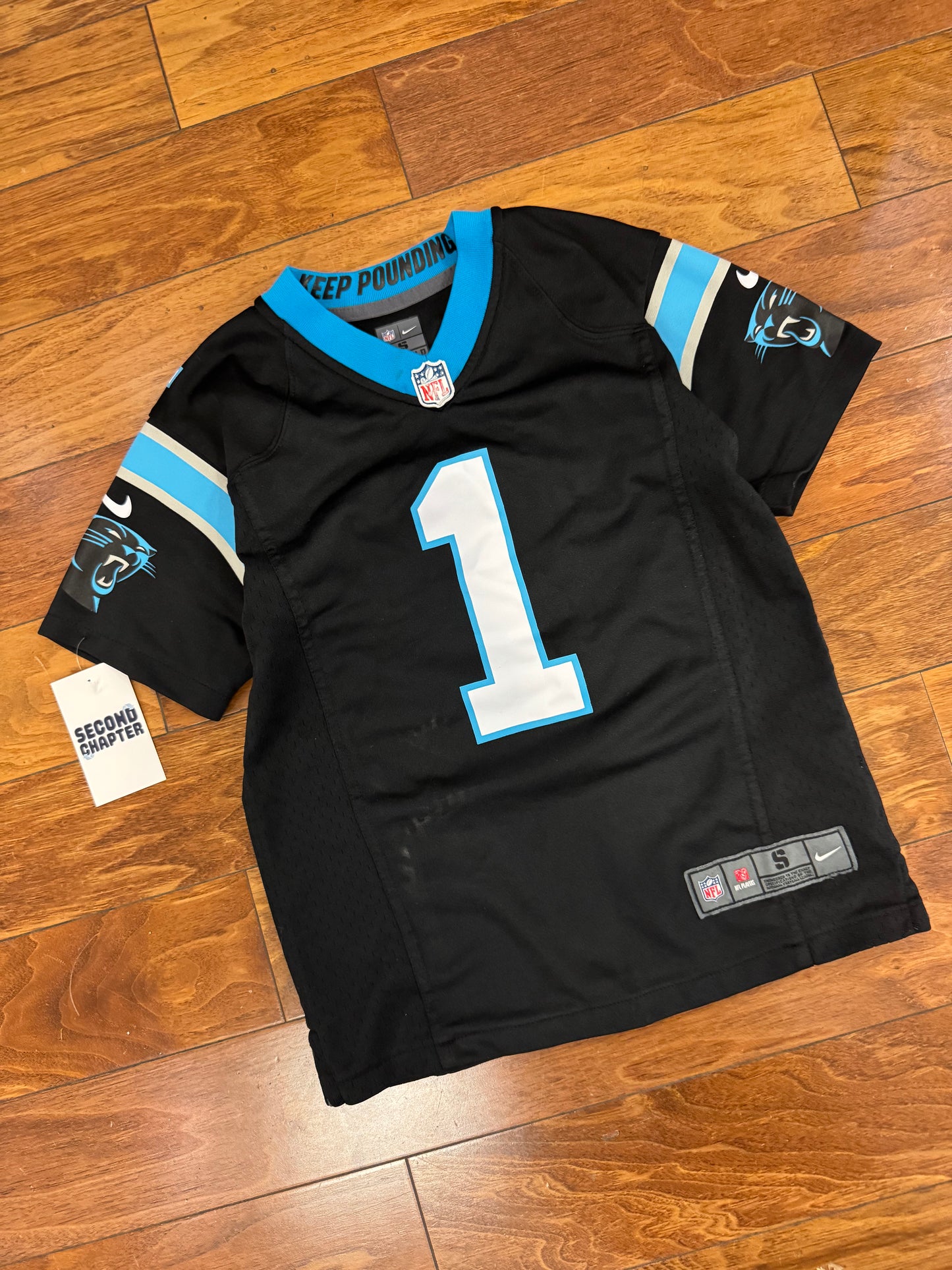 2017 Cam Newton Youth Nike Jersey (Youth S)