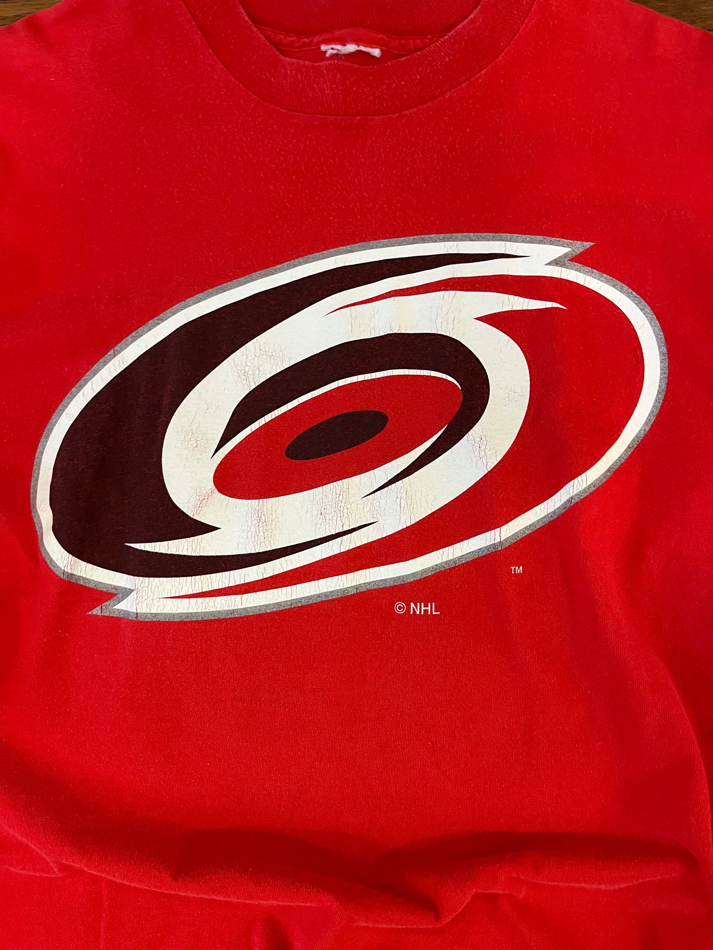90s Carolina Hurricanes Primeau #55 NHL Jersey Tee (XL)