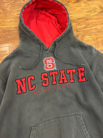 00s NC State (NCSU) Campus Heritage Hoodie (L)