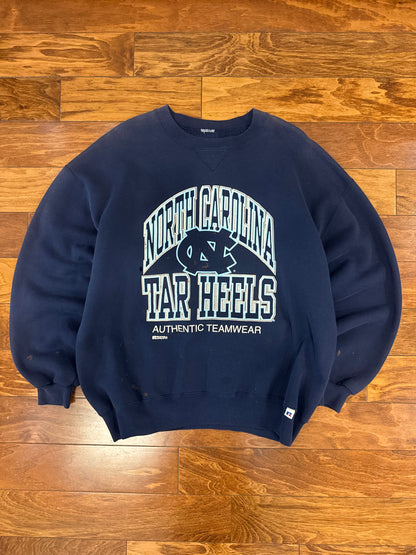 90s UNC Thrashed Vintage Russell Crewneck (XL)