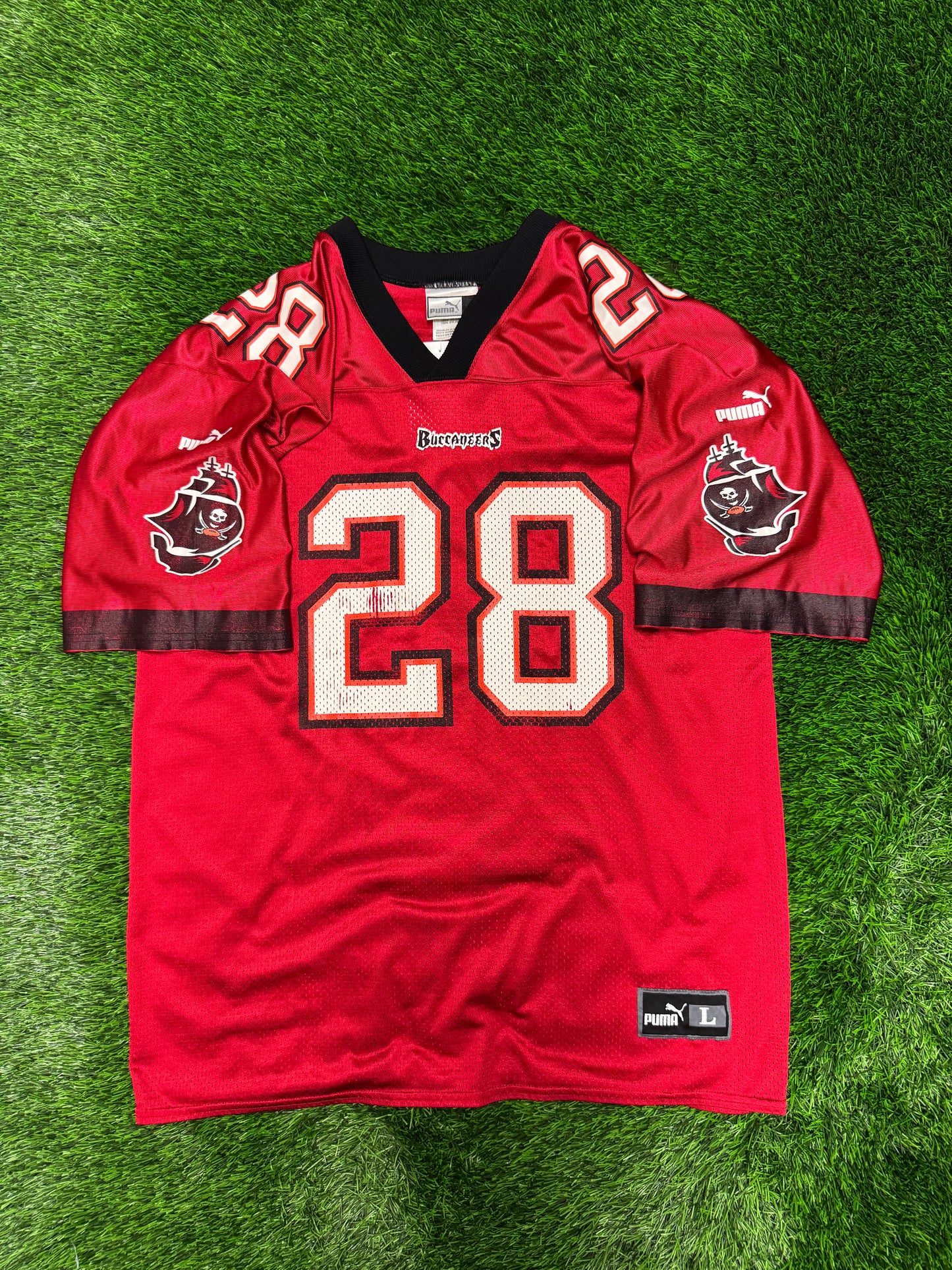 Tampa Bay Buccaneers Warrick Dunn #28 Puma Jersey (L)