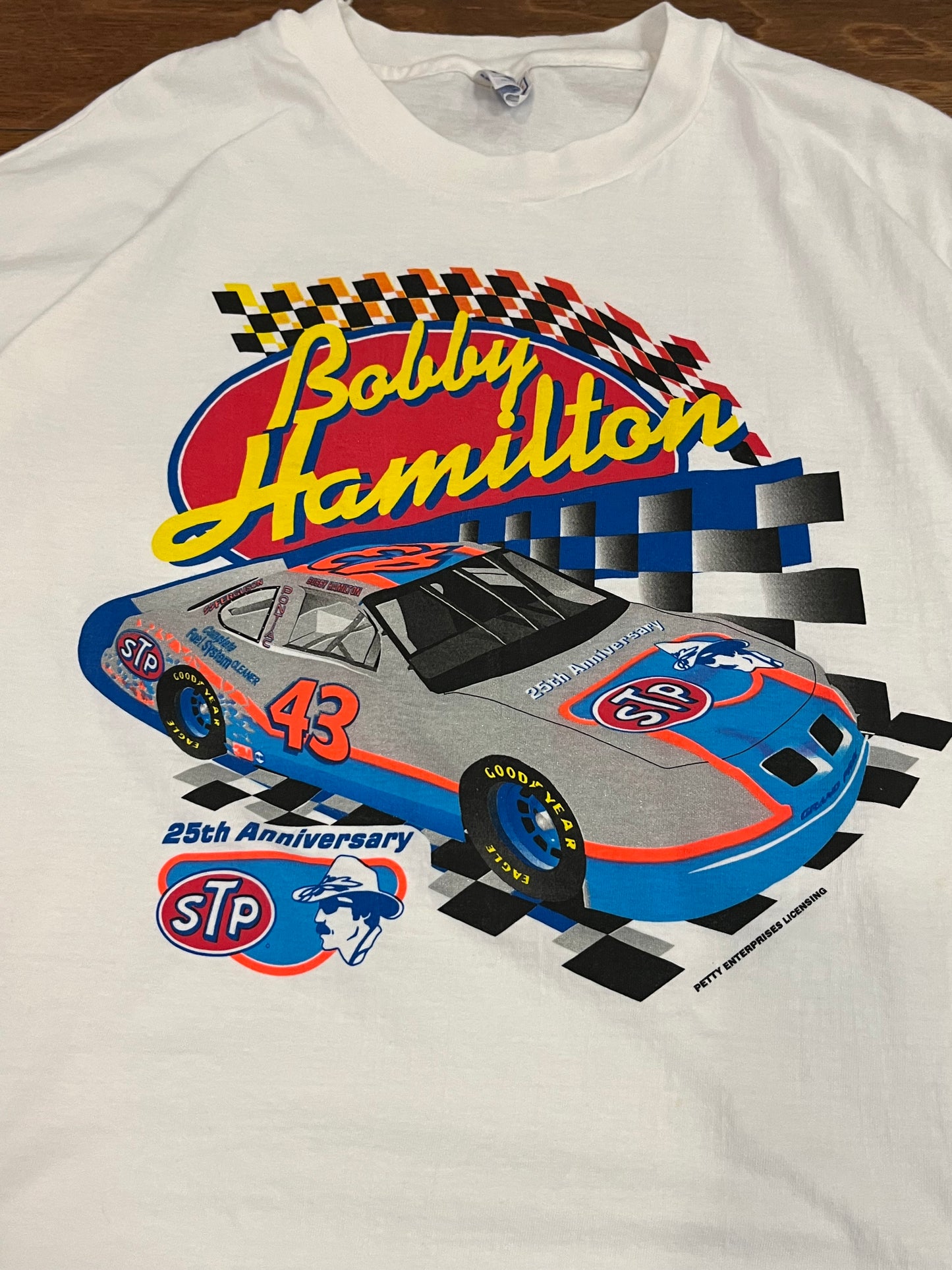 90s Bobby Hamilton Richard Petty Nascar Tee (XXL)